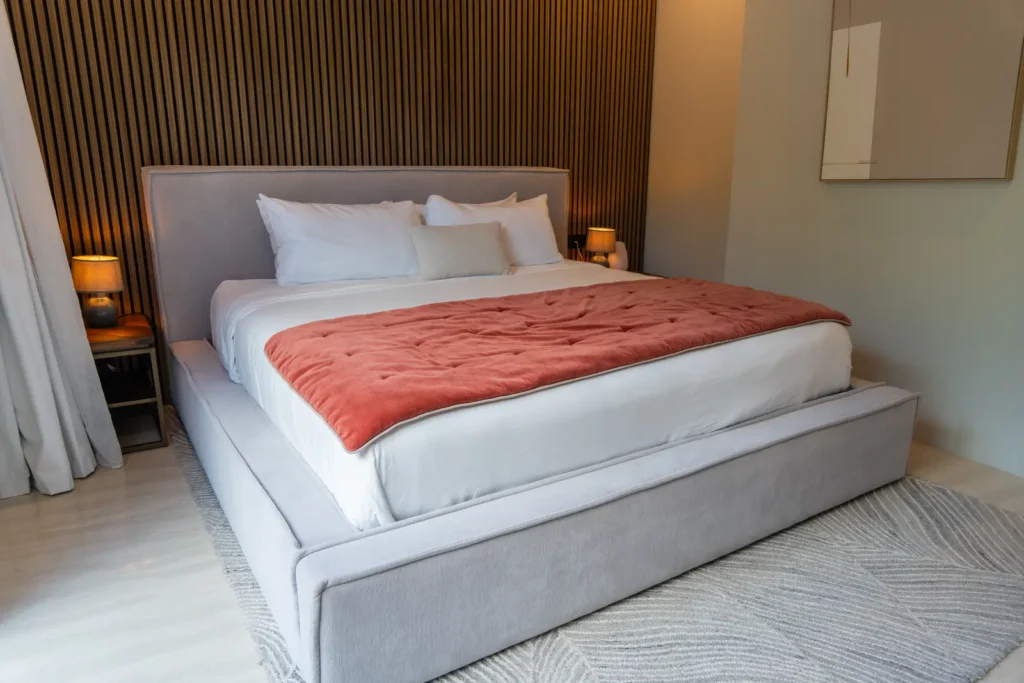 Villa 1, 2 rooms with private pool, interior or terrace view.
