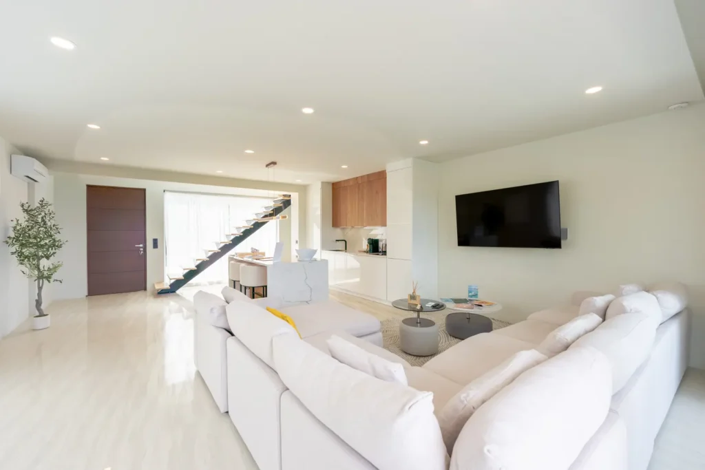 Villa 10, 1 room ocean view, interior or terrace view.