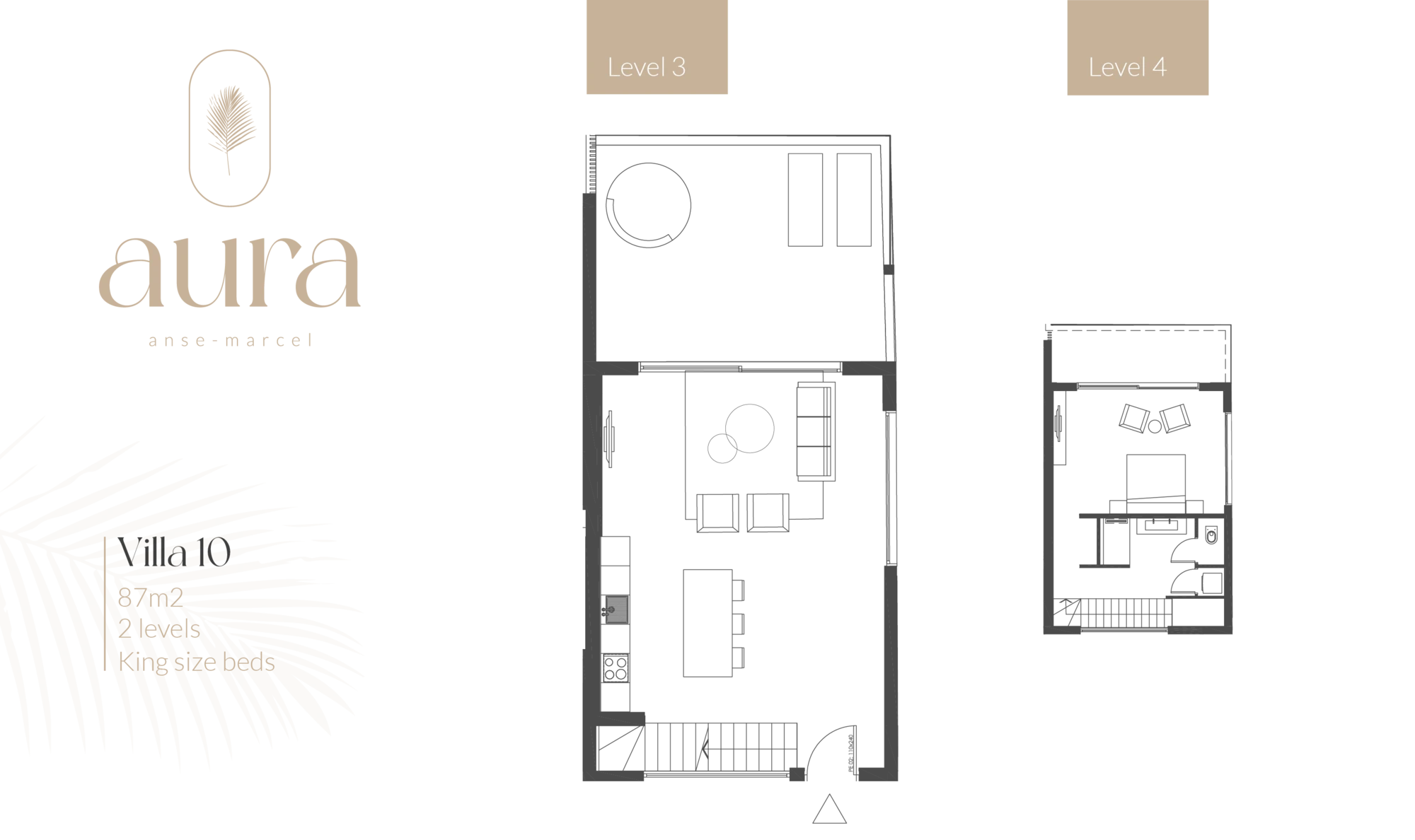 Floor plan of Villa 10.