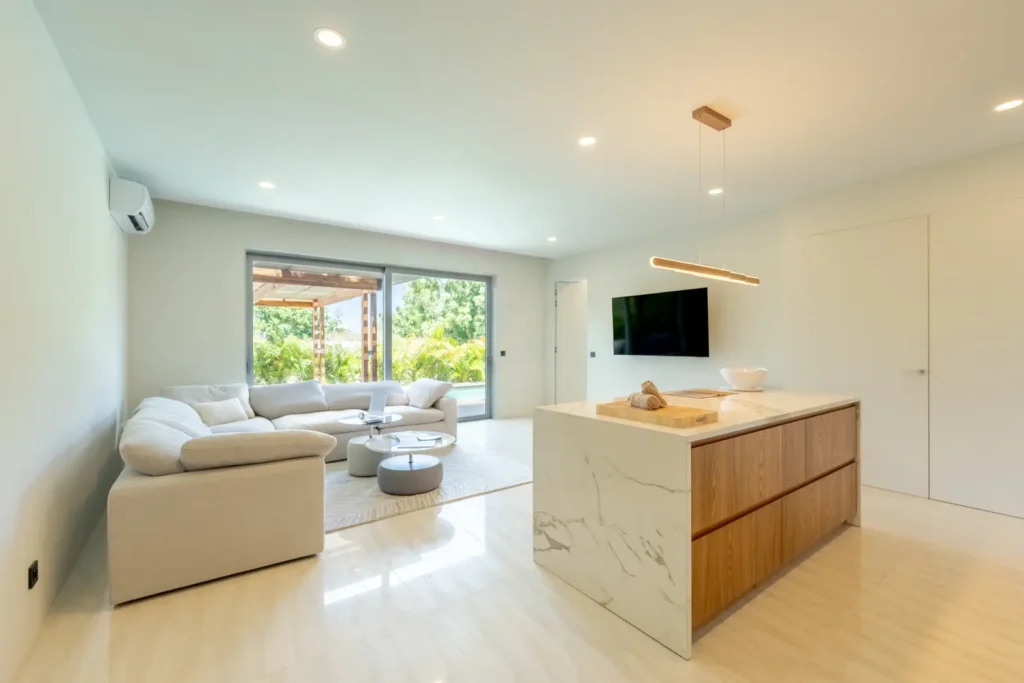 Villa 11, 1 room with private pool, interior or terrace view.
