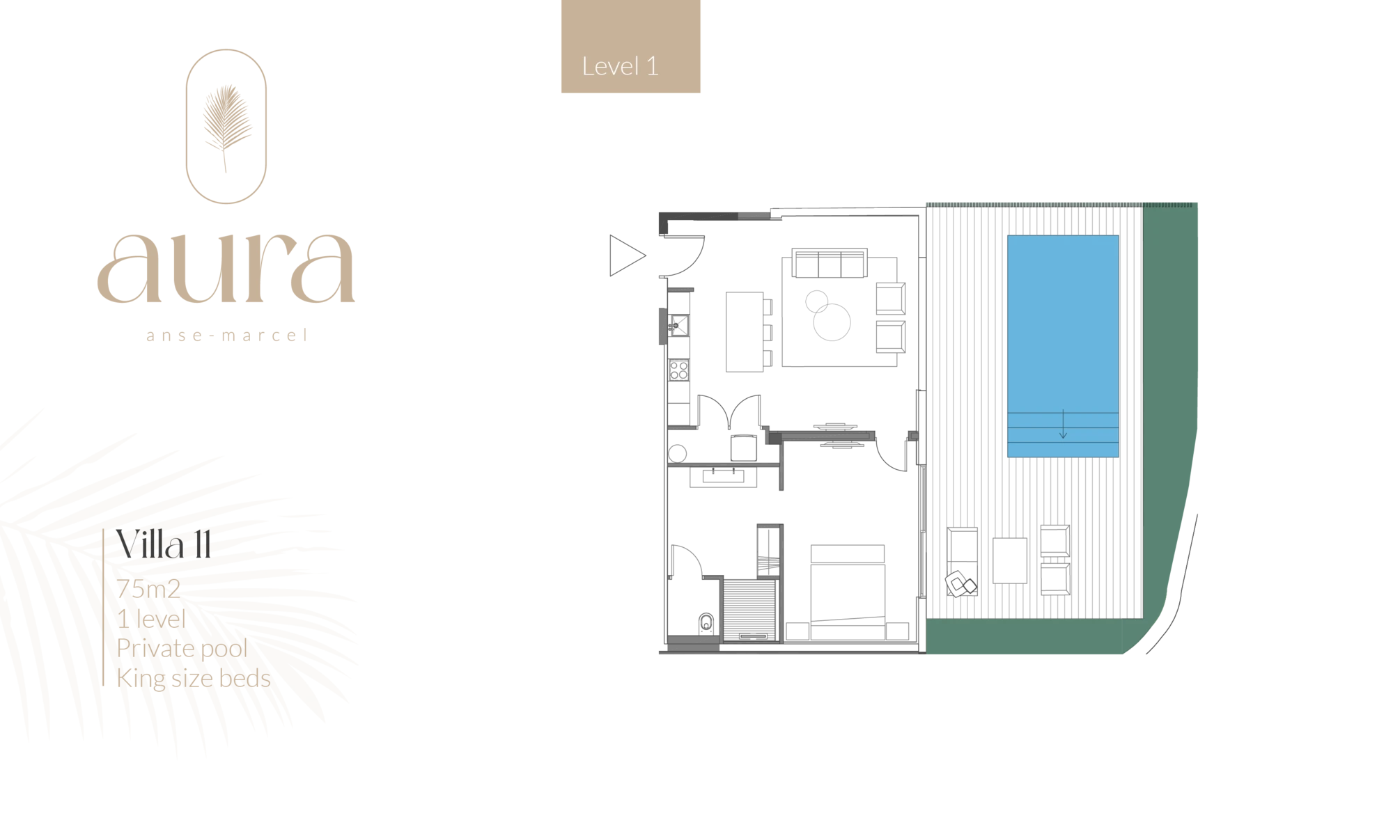 Floor plan of Villa 11.