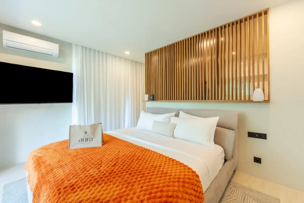 Villa 3, 1 room garden view, interior or terrace view.