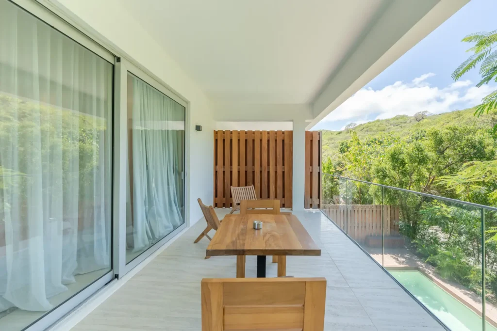 Villa 3, 1 room garden view, interior or terrace view.