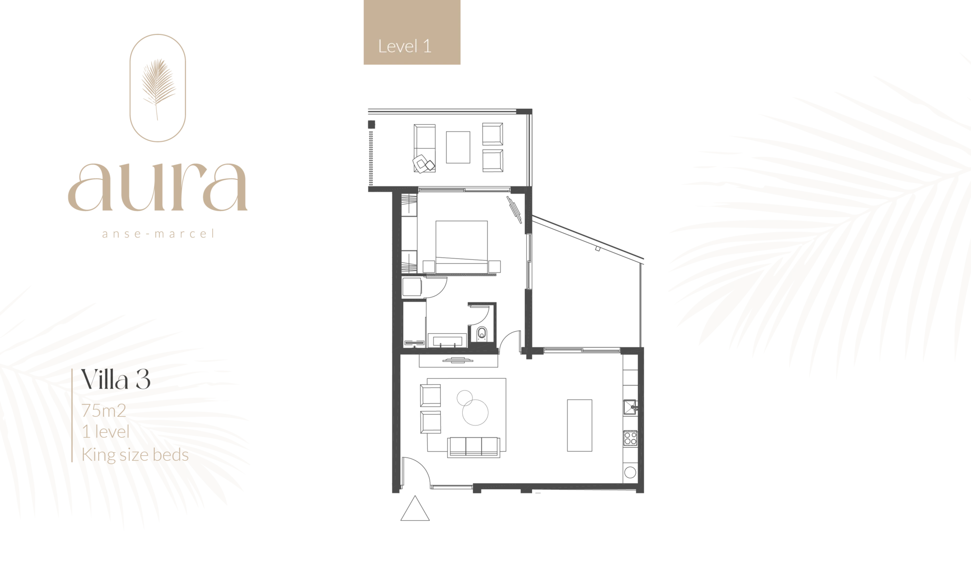 Floor plan of Villa 3.