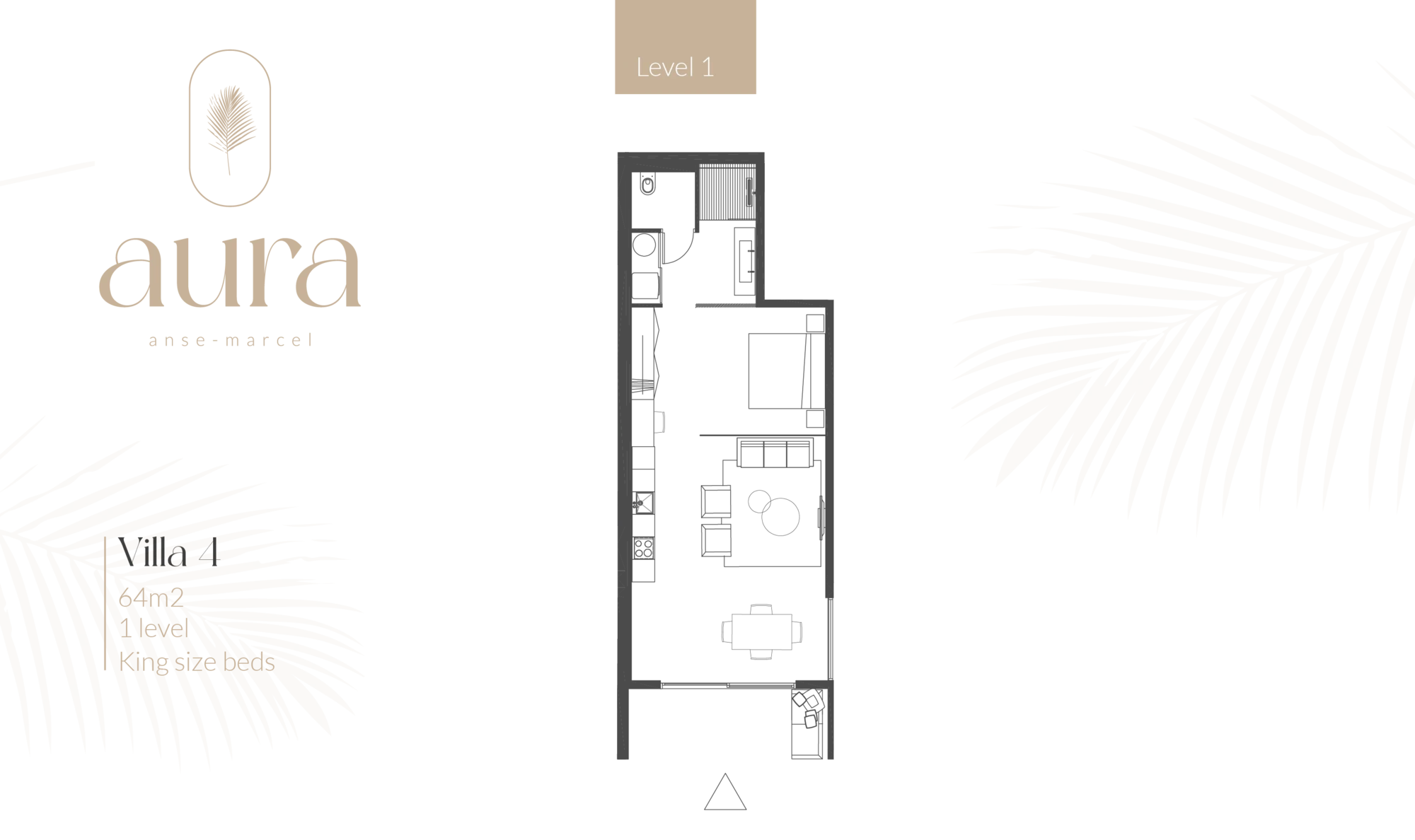 Floor plan of Villa 4.
