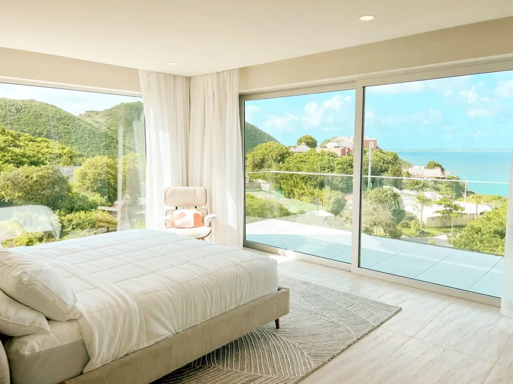 Villa 7, 1 room ocean view, interior or terrace view.