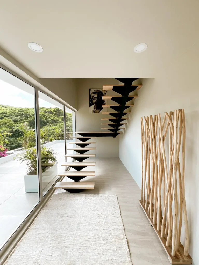 Villa 8, 2 rooms ocean view and jacuzzi, interior or terrace view.