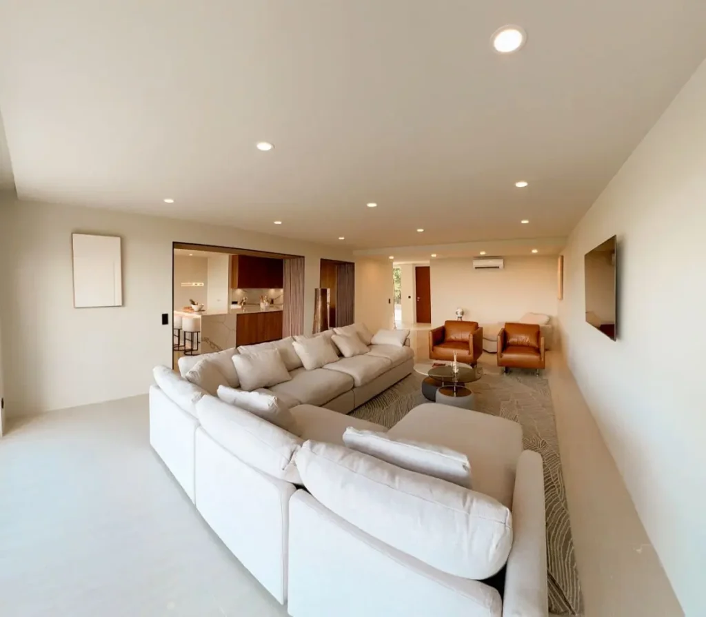 Villa 9, 2 rooms ocean view and jacuzzi, interior or terrace view.