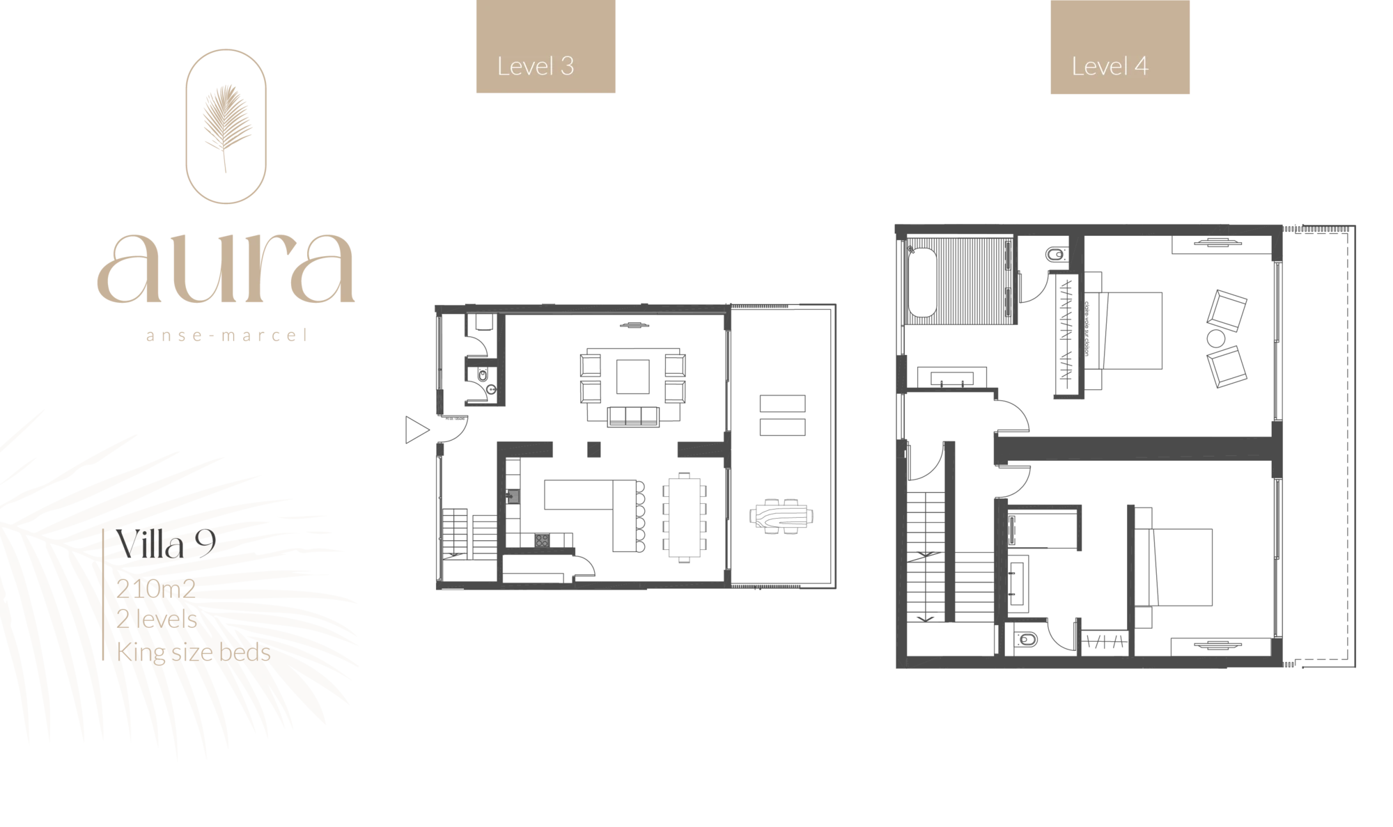 Floor plan of Villa 9.